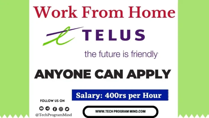 Telus International jobs work from home
