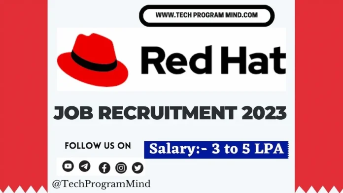 Red Hat Recruitment 2023