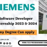 Siemens Internship 2023 2024 | Siemens Software Developer Internship for College Students Siemens Internship 2023 2024