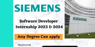 Siemens Internship 2023 2024 | Siemens Software Developer Internship for College Students Siemens Internship 2023 2024
