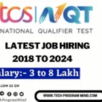 TCS NQT 2023 hiring | Tcs Recruitment 2018 to 2024 Batch | TCS Jobs TCS NQT 2023 Recruitment
