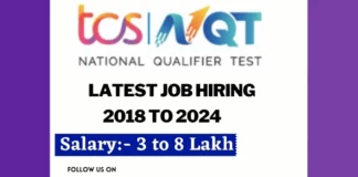 TCS NQT 2023 hiring | Tcs Recruitment 2018 to 2024 Batch | TCS Jobs TCS NQT 2023 Recruitment