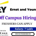 EY GDS TAX Analyst Off Campus drive 2024 | EY FY23-24 Hiring fresher EY GDS TAX Analyst Off Campus drive 2024