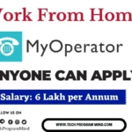 MyOperator customer support executive job | Online jobs work from home 2023 MyOperator customer support executive job