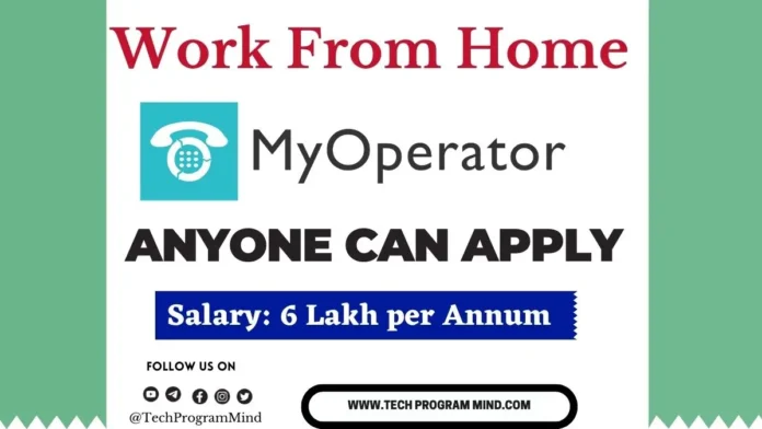 MyOperator customer support executive job