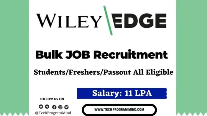 Wiley Edge Recruitment 2023 2022