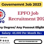 EPFO Recruitment 2023 Notification PDF | EPFO SSA recruitment 2023, Exam Pattern Selection Process EPFO Recruitment 2023