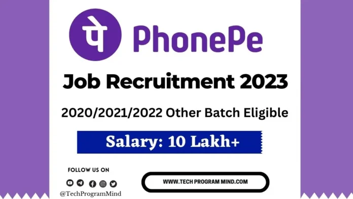 Phonepe Recruitment 2023 for Graduate Trainee