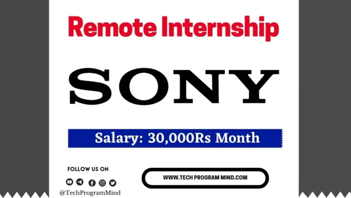 Sony Recruitment 2023
