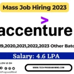 Accenture Recruitment 2023 for 2023 2022 2021 2020 2019 Batch | Application Development Hiring Accenture Recruitment 2023