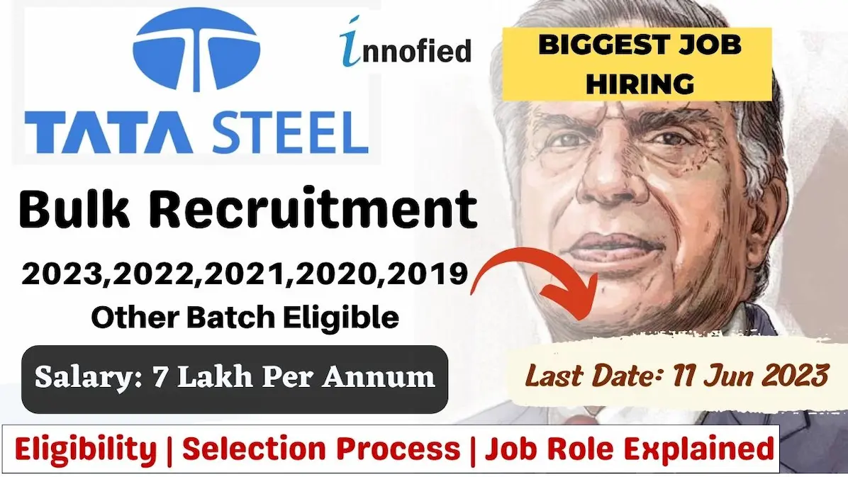 Tata Steel Recruitment 2023: Internal Sales Executive Vacancy