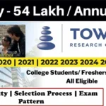 Tower Research Capital Internship | Tower Research capital off campus Recruitment 2025 2024 2023 2022 Tower Research Capital Internship