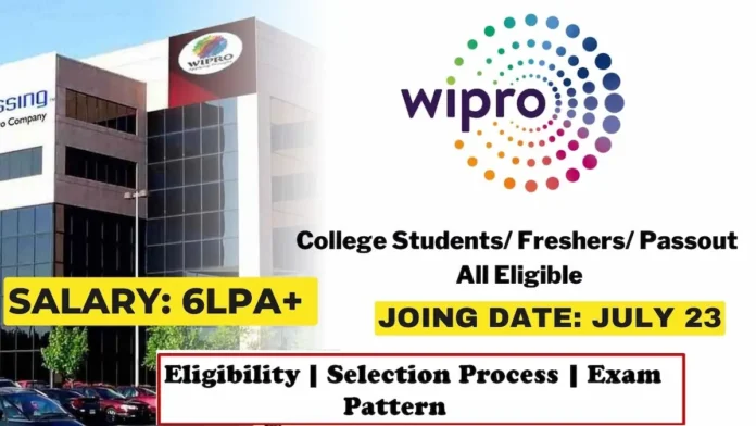 Wipro Recruitment 2023 for Trainee