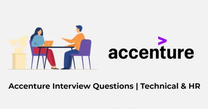 Accenture Interview Questions and answers for freshers 2023
