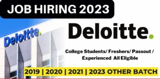Deloitte Analyst Off campus drive 2023 | Deloitte Job Recruitment freshers 2023 2022 2021 2020 2019 Deloitte Analyst Off campus drive 2023