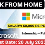 Microsoft Research Internship 2023 | Microsoft off campus drive 2023 2024 Microsoft Research Internship 2023