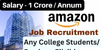 Amazon Off Campus Internship 2024 | Amazon 1 Crore Package Hiring 2023 2024 Amazon Off Campus Internship 2024