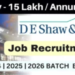 DEshaw Recruitment 2024 2025 2026 | DESIS Ascend Educare 2023 DEshaw Recruitment 2024 2025 2026