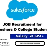 Salesforce Recruitment 2024 Batch | Salesforce Off Campus drive 2023 for 2024 Batch Salesforce Recruitment 2024 Batch