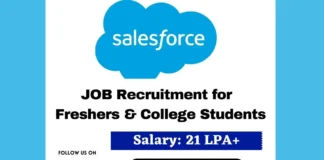 Salesforce Recruitment 2024 Batch | Salesforce Off Campus drive 2023 for 2024 Batch Salesforce Recruitment 2024 Batch