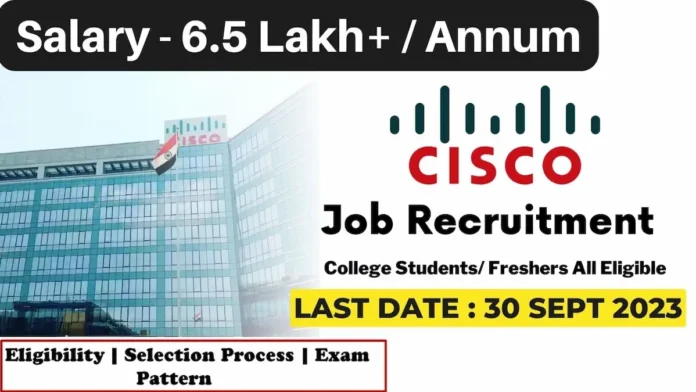 Cisco Recruitment 2024