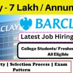 Barclays jobs for freshers 2023 | Barclays off campus drive 2023 Barclays jobs for freshers 2023