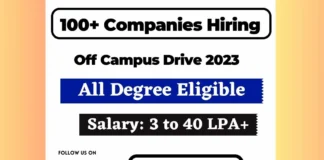 Off Campus Drive 2023 | off campus drive for 2023 batch Off Campus Drive 2023