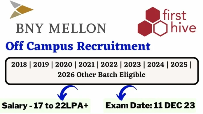 BNY Mellon Recruitment 2024 2025 2026