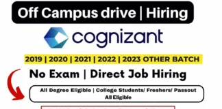 Cognizant Recruitment 2023 | Cognizant walk in drive 2023 Cognizant Recruitment 2023