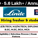 Linde Engineering Recruitment 2024 | linde recruitment 2023 for 2024 Batch Linde Engineering Recruitment 2024