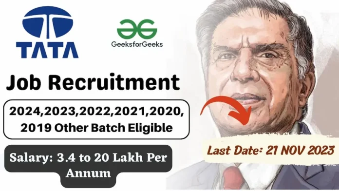 TATA Recruitment 2023 tata consult