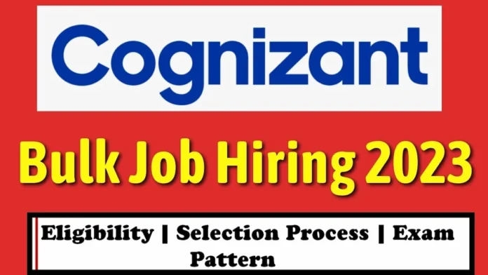 Cognizant Engineer Trainee Recruitment 2023