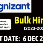 Cognizant hiring 2023 | Cognizant graduate trainee 2023 Cognizant hiring 2023