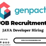 Genpact Off Campus drive 2023 | Genpact java developer jobs 2023 Genpact Off Campus drive 2023