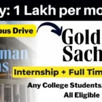 Goldman Sachs Summer Internship 2024 | Goldman Sachs Hiring for 2025 2026 Batch Goldman Sachs Summer Internship 2024