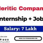 Meritic Internship 2025 2024 2023 | Meritic Recruitment 2024 Batch Meritic Internship 2025 2024 2023