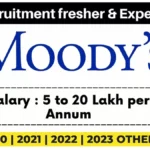 Moodys Recruitment 2023 | Moodys Associate Software Engineer Hiring 2023 Moodys Recruitment 2023