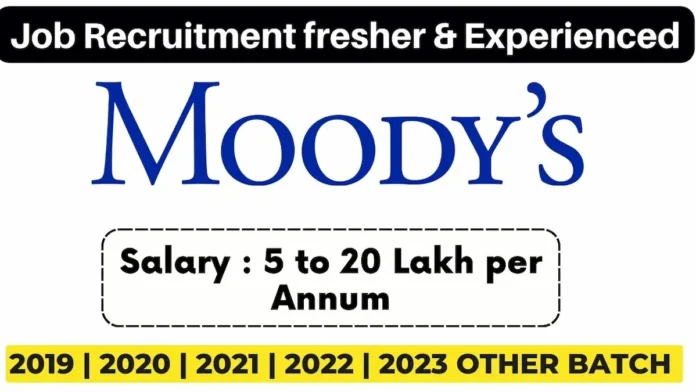 Moodys Recruitment 2023