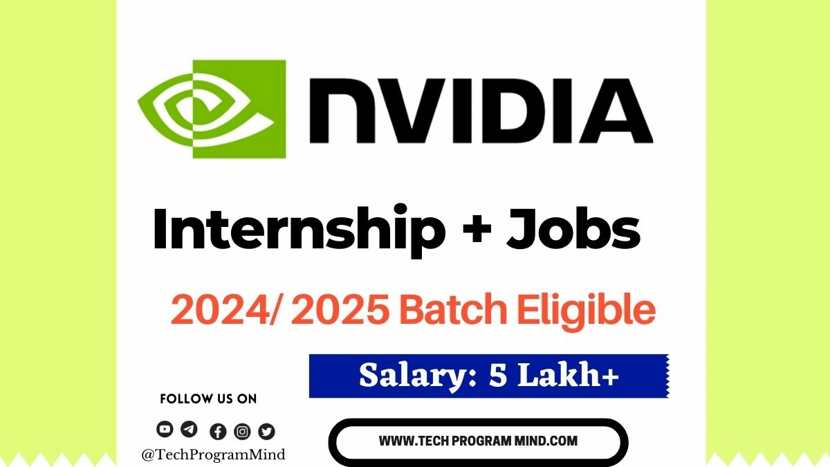 Nvidia Recruitment 2024 2025 Batch Nvidia Internship for college