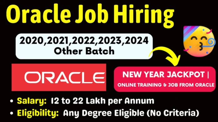 Oracle Recruitment 2024