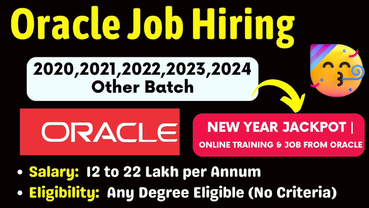 Oracle Recruitment 2024 Oracle Internship for fresher 2024 Tech