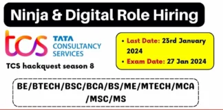 TCS Recruitment 2024 | TCS Hackquest Season 8 TCS Recruitment 2024