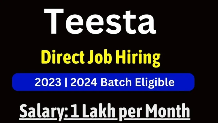Teesta Company Recruitment 2023 2024 Batch
