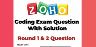 ZOHO Programming Questions with Solutions | Zoho level 1 programming questions ZOHO Programming Questions with Solutions
