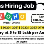 Zoho Software Developer Recruitment 2023 | ZOHO hiring process & Exam Pattern Zoho Software Developer Recruitment 2023