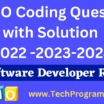 Zoho coding questions with answers 2023 | zoho previous year programming questions Zoho coding questions with answers 2023