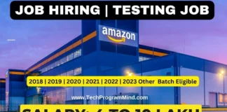 Amazon Recruitment 2024 | Amazon Testing Associate Hiring 2024 Amazon Recruitment 2024