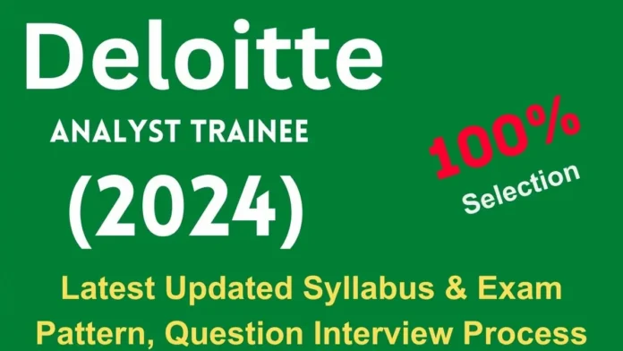 Deloitte NLA Exam Pattern Syllabus 2024