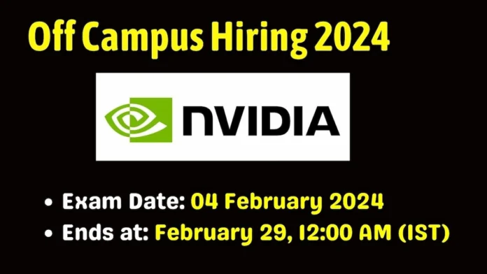 Nvidia Recruitment 2024