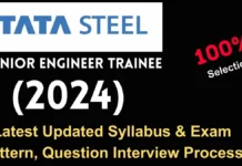 TATA Steel JET Exam Pattern Syllabus 2024 | tata steel jet 2024 syllabus OUT TATA Steel JET Exam Pattern Syllabus 2024